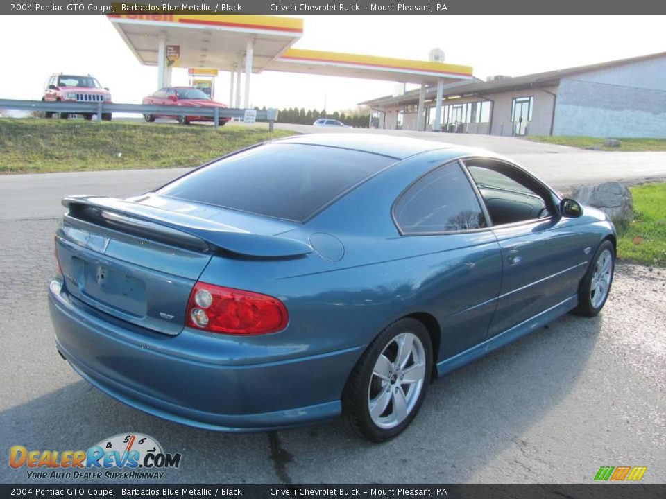 2004 Pontiac GTO Coupe Barbados Blue Metallic / Black Photo #8