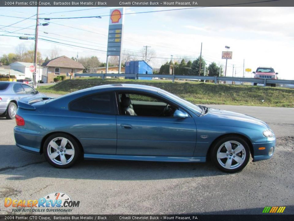 2004 Pontiac GTO Coupe Barbados Blue Metallic / Black Photo #9