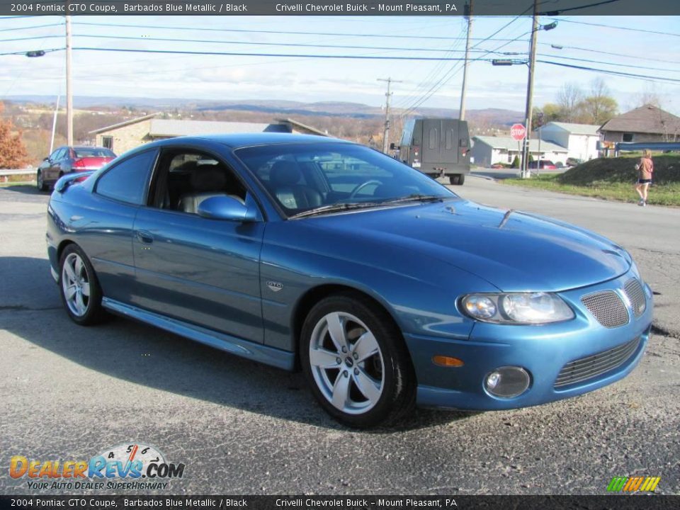 2004 Pontiac GTO Coupe Barbados Blue Metallic / Black Photo #11