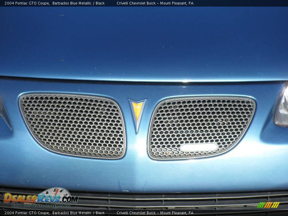 2004 Pontiac GTO Coupe Barbados Blue Metallic / Black Photo #13