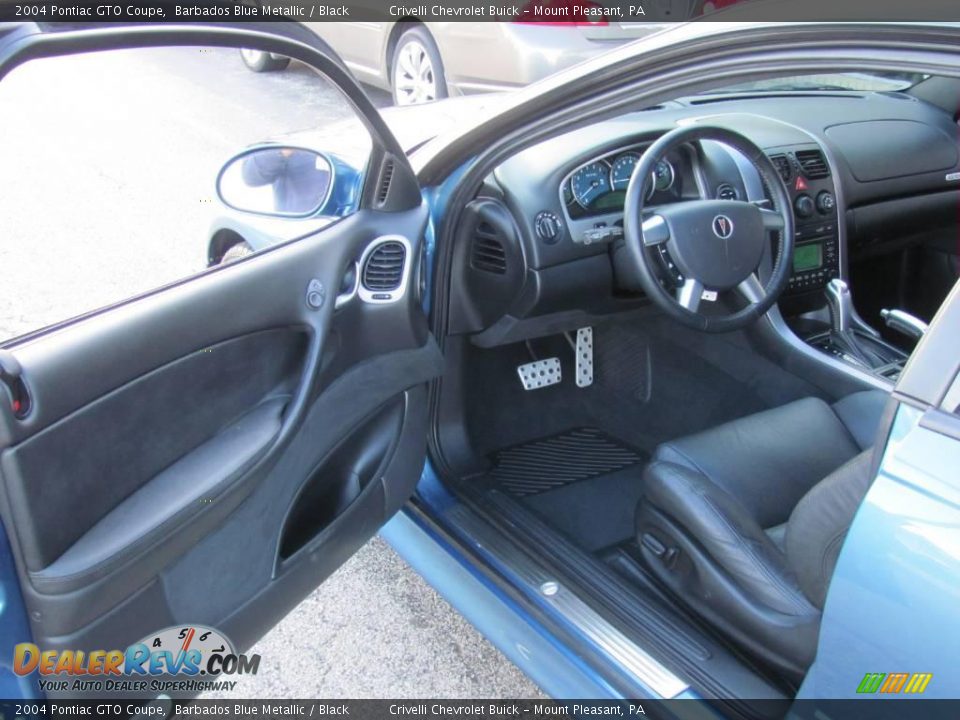 2004 Pontiac GTO Coupe Barbados Blue Metallic / Black Photo #16