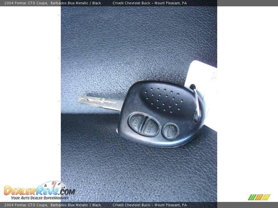 2004 Pontiac GTO Coupe Barbados Blue Metallic / Black Photo #26