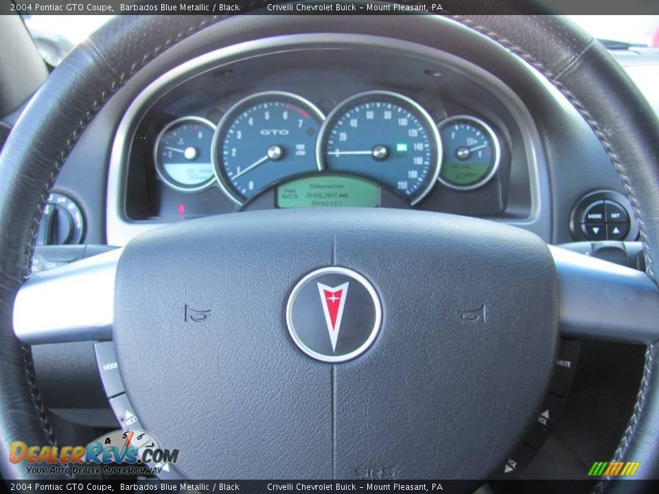 2004 Pontiac GTO Coupe Barbados Blue Metallic / Black Photo #28