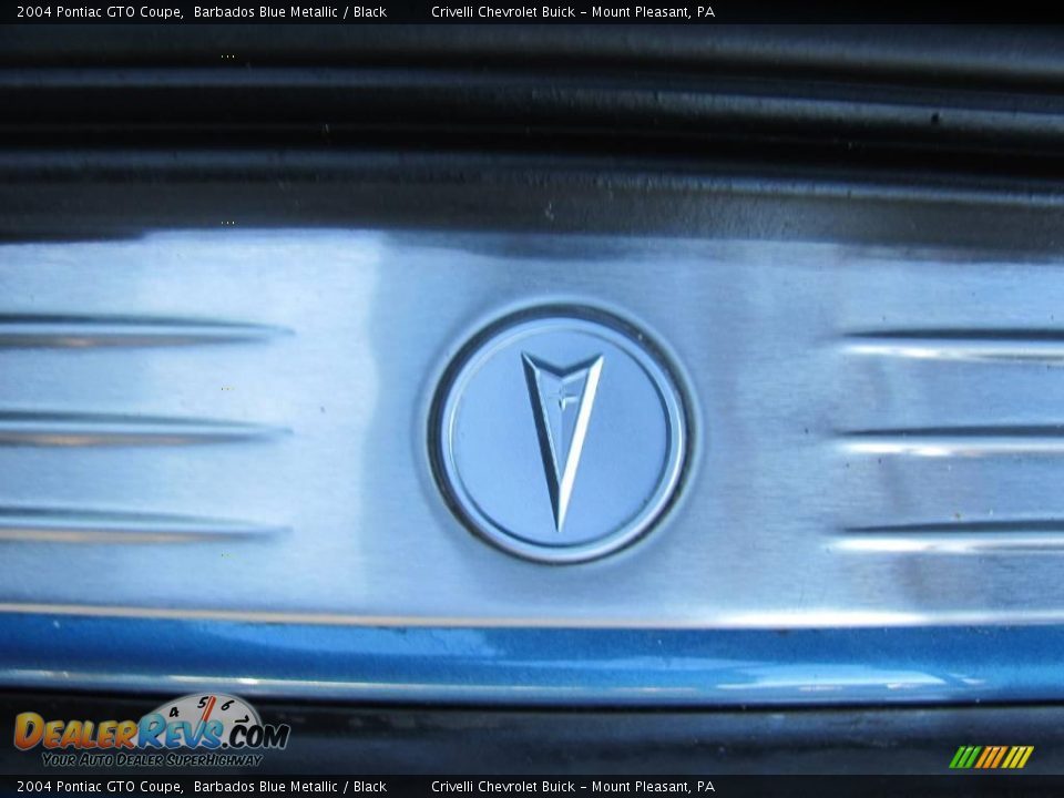 2004 Pontiac GTO Coupe Barbados Blue Metallic / Black Photo #29