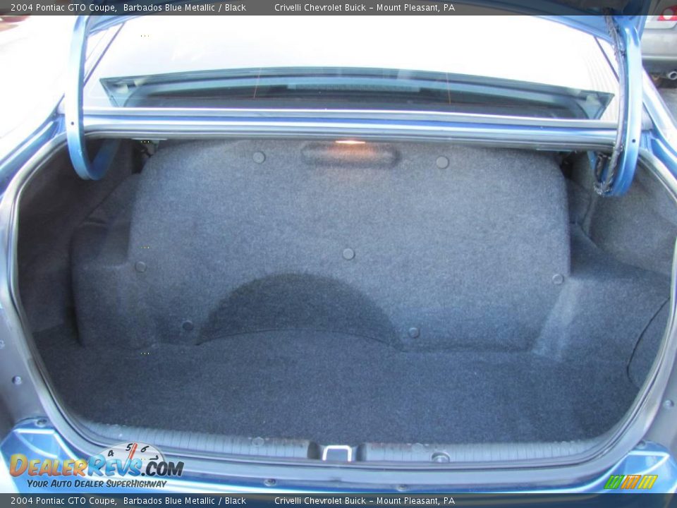 2004 Pontiac GTO Coupe Barbados Blue Metallic / Black Photo #32