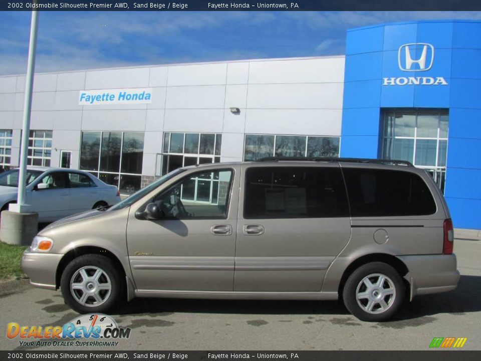 2002 Oldsmobile Silhouette Premier AWD Sand Beige / Beige Photo #2