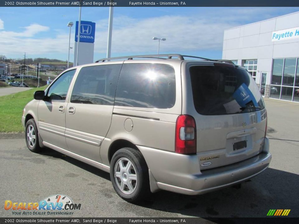 2002 Oldsmobile Silhouette Premier AWD Sand Beige / Beige Photo #4