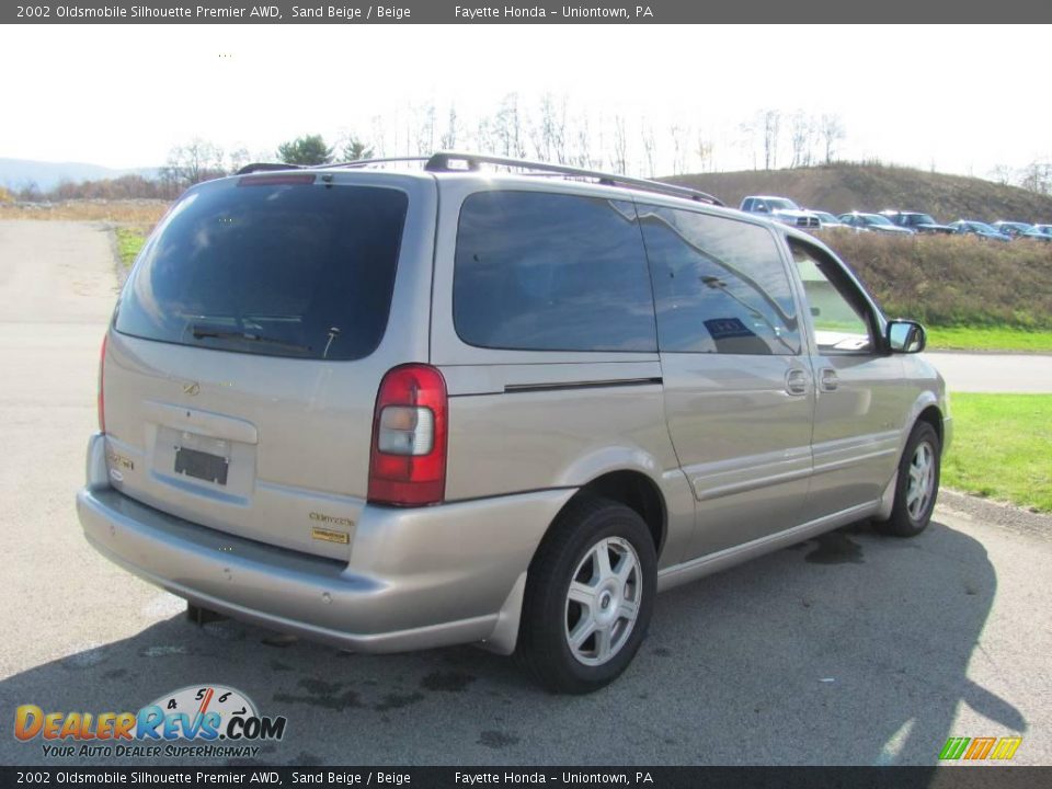2002 Oldsmobile Silhouette Premier AWD Sand Beige / Beige Photo #7