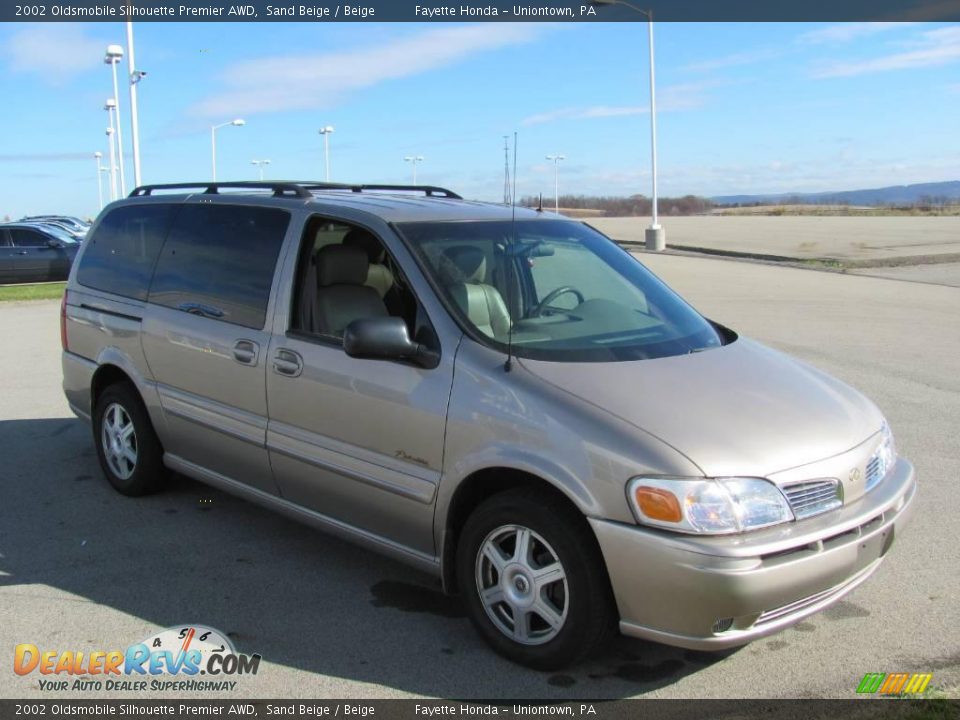 2002 Oldsmobile Silhouette Premier AWD Sand Beige / Beige Photo #9