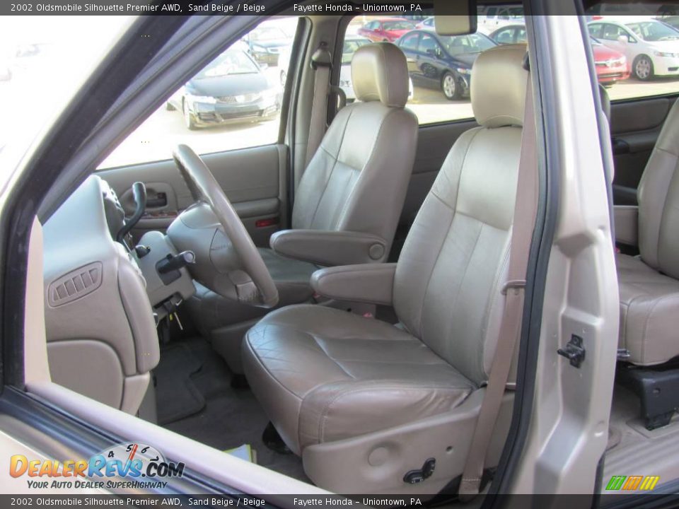 2002 Oldsmobile Silhouette Premier AWD Sand Beige / Beige Photo #11