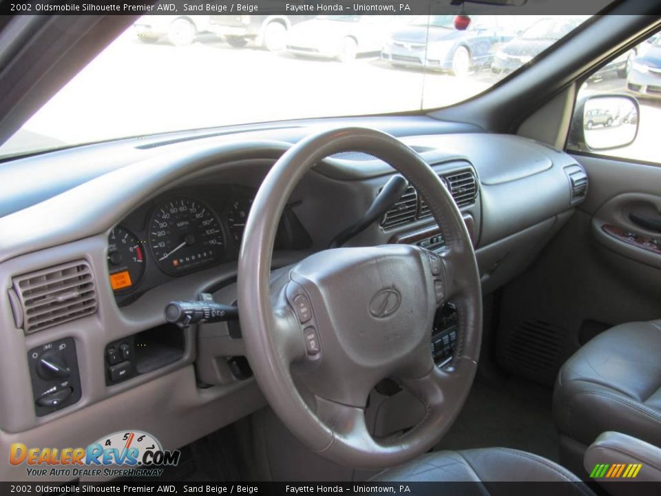 2002 Oldsmobile Silhouette Premier AWD Sand Beige / Beige Photo #12