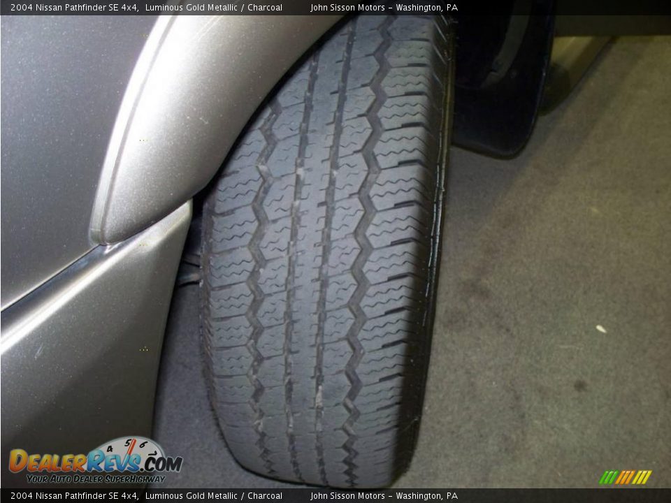 2004 Nissan Pathfinder SE 4x4 Luminous Gold Metallic / Charcoal Photo #16