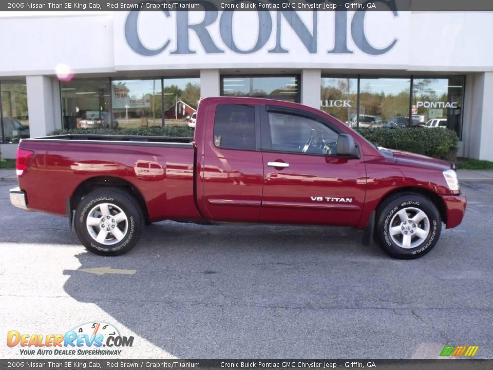 2006 Nissan Titan SE King Cab Red Brawn / Graphite/Titanium Photo #1
