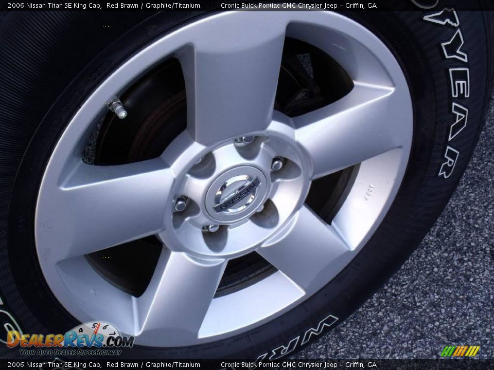 2006 Nissan Titan SE King Cab Red Brawn / Graphite/Titanium Photo #9