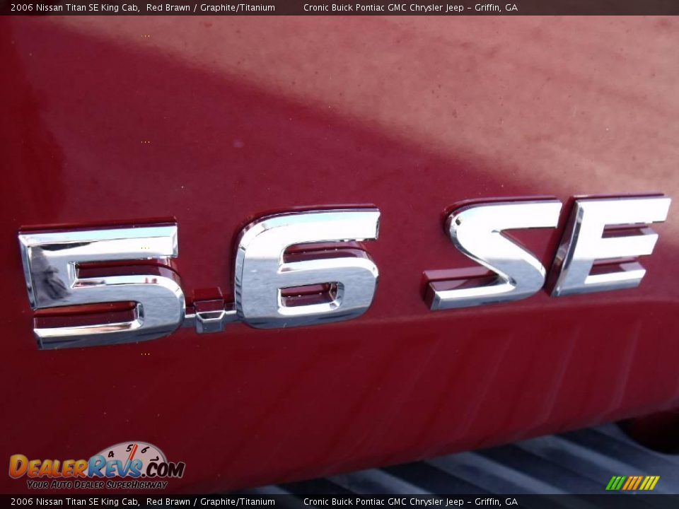 2006 Nissan Titan SE King Cab Red Brawn / Graphite/Titanium Photo #10