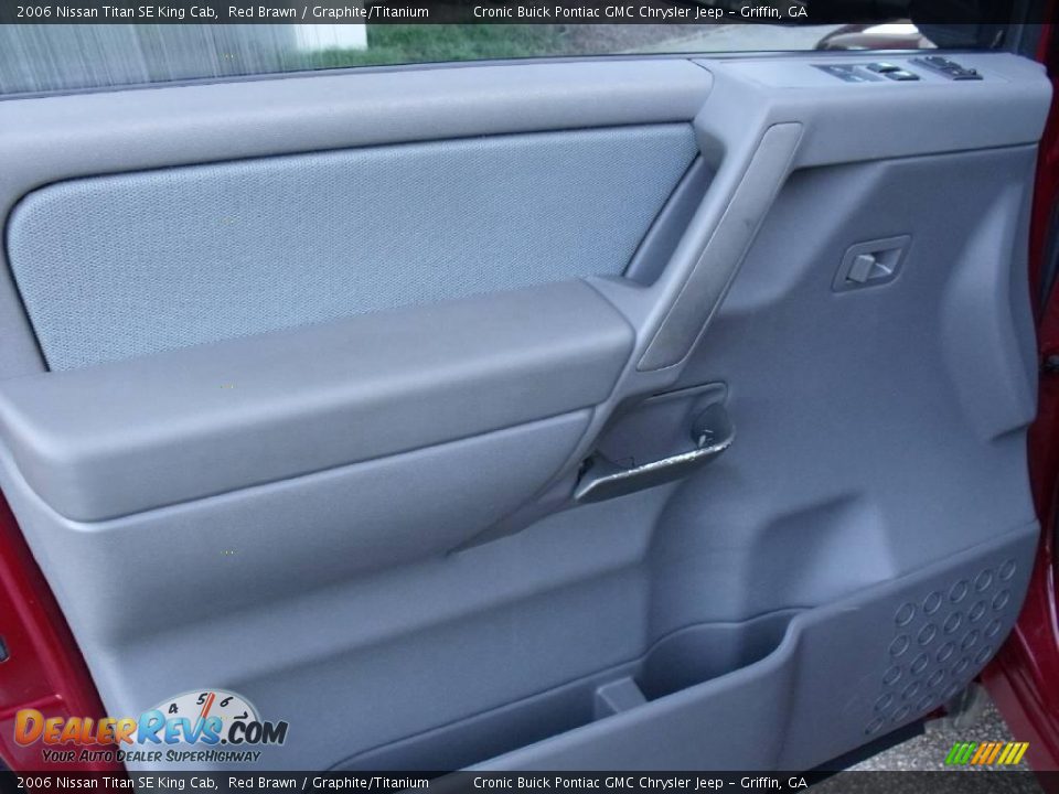 2006 Nissan Titan SE King Cab Red Brawn / Graphite/Titanium Photo #13