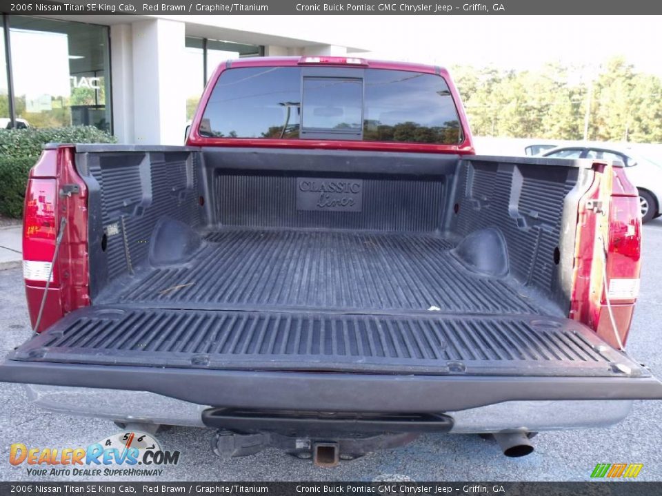 2006 Nissan Titan SE King Cab Red Brawn / Graphite/Titanium Photo #15