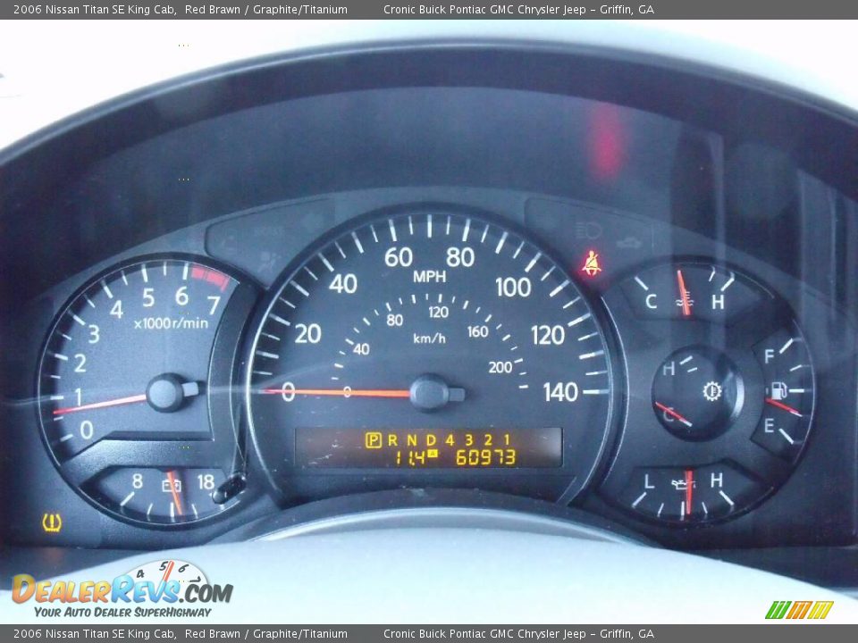 2006 Nissan Titan SE King Cab Red Brawn / Graphite/Titanium Photo #21