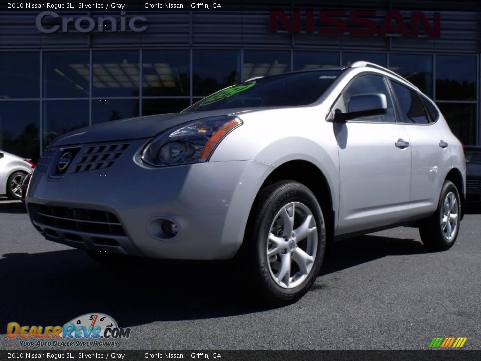2010 Nissan Rogue SL Silver Ice / Gray Photo #1
