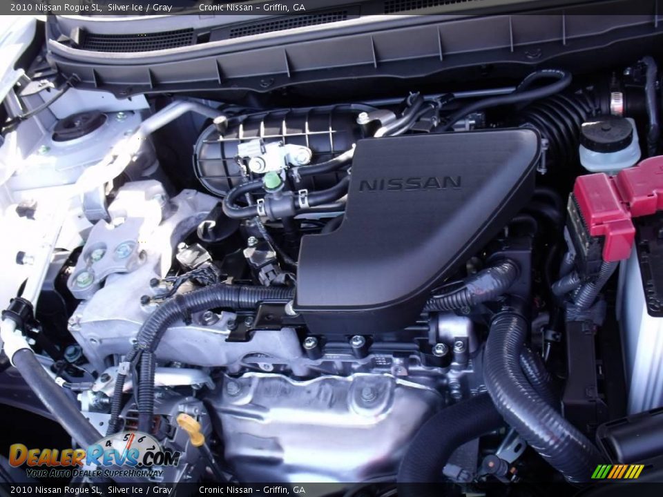 2010 Nissan Rogue SL Silver Ice / Gray Photo #10