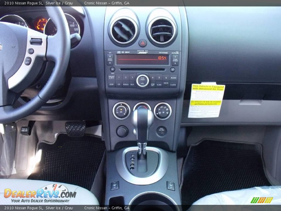 2010 Nissan Rogue SL Silver Ice / Gray Photo #11