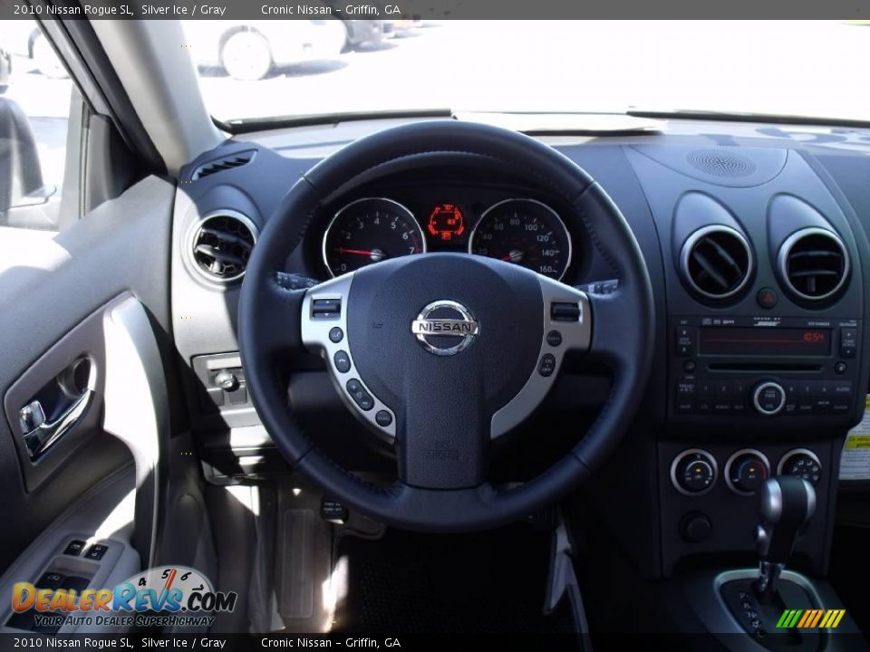 2010 Nissan Rogue SL Silver Ice / Gray Photo #12