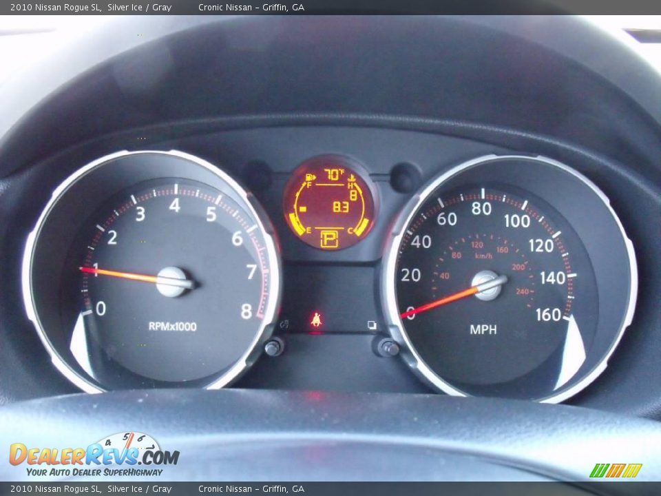 2010 Nissan Rogue SL Silver Ice / Gray Photo #13