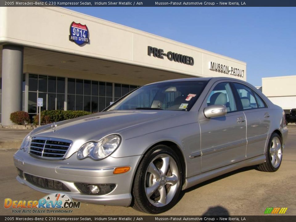 2005 Mercedes-Benz C 230 Kompressor Sedan Iridium Silver Metallic / Ash Photo #1