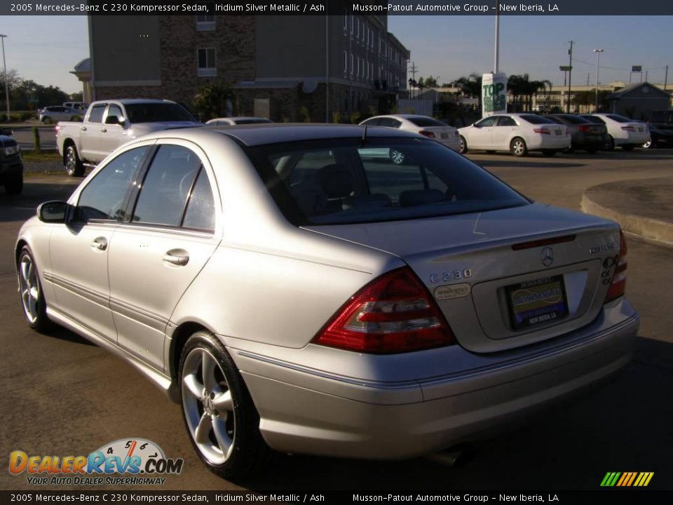 2005 Mercedes-Benz C 230 Kompressor Sedan Iridium Silver Metallic / Ash Photo #3