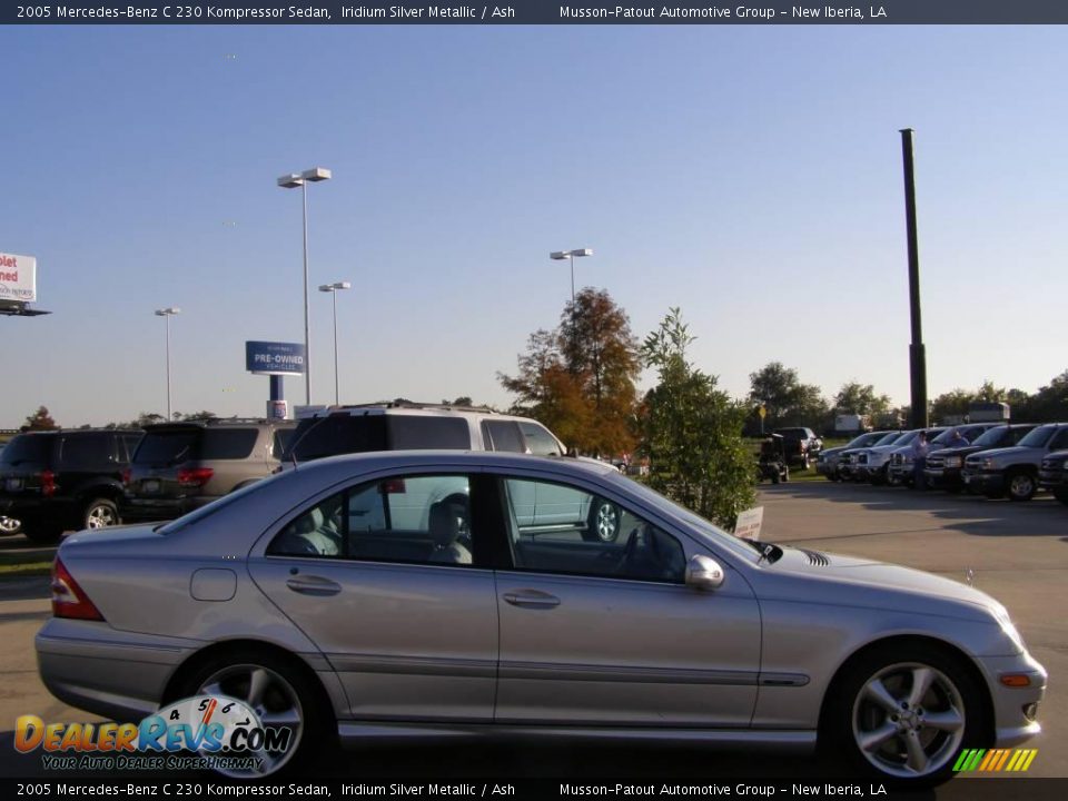 2005 Mercedes-Benz C 230 Kompressor Sedan Iridium Silver Metallic / Ash Photo #6