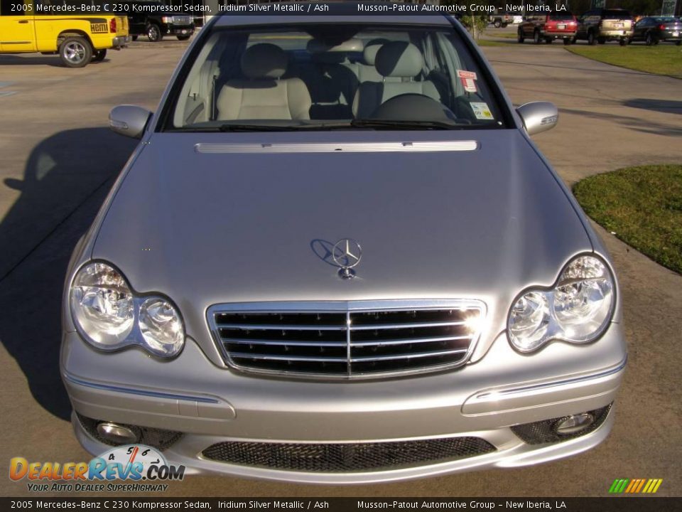 2005 Mercedes-Benz C 230 Kompressor Sedan Iridium Silver Metallic / Ash Photo #8