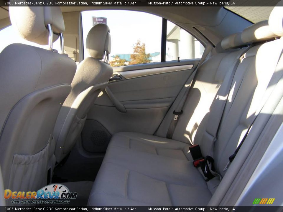 2005 Mercedes-Benz C 230 Kompressor Sedan Iridium Silver Metallic / Ash Photo #10