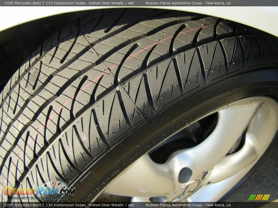 2005 Mercedes-Benz C 230 Kompressor Sedan Iridium Silver Metallic / Ash Photo #12