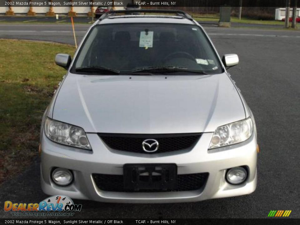 2002 Mazda Protege 5 Wagon Sunlight Silver Metallic / Off Black Photo #3