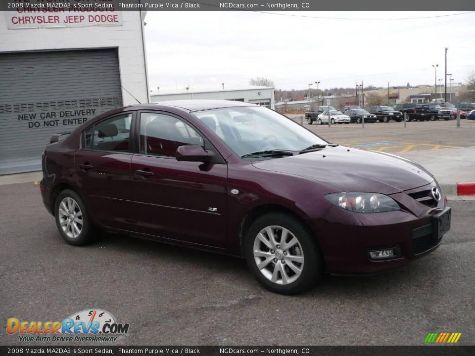 Front 3/4 View of 2008 Mazda MAZDA3 s Sport Sedan Photo #3