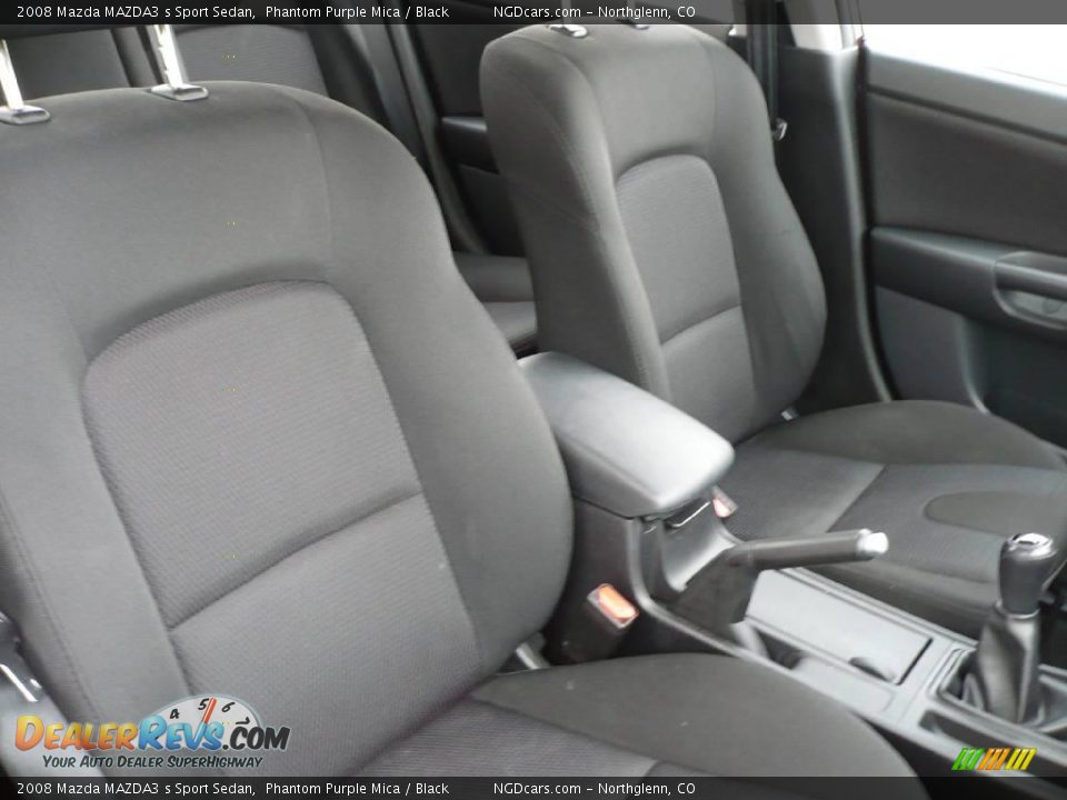 2008 Mazda MAZDA3 s Sport Sedan Phantom Purple Mica / Black Photo #8