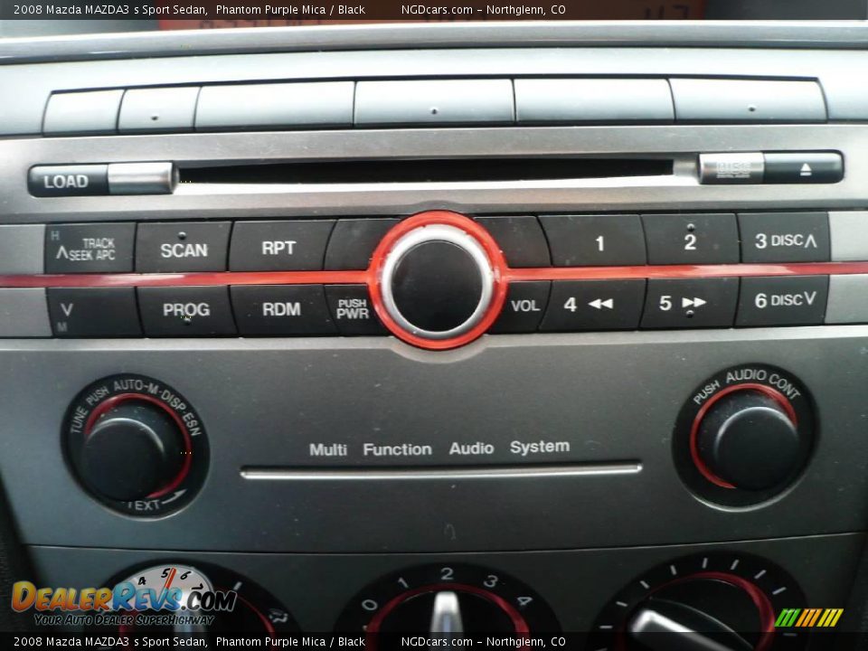 2008 Mazda MAZDA3 s Sport Sedan Phantom Purple Mica / Black Photo #12
