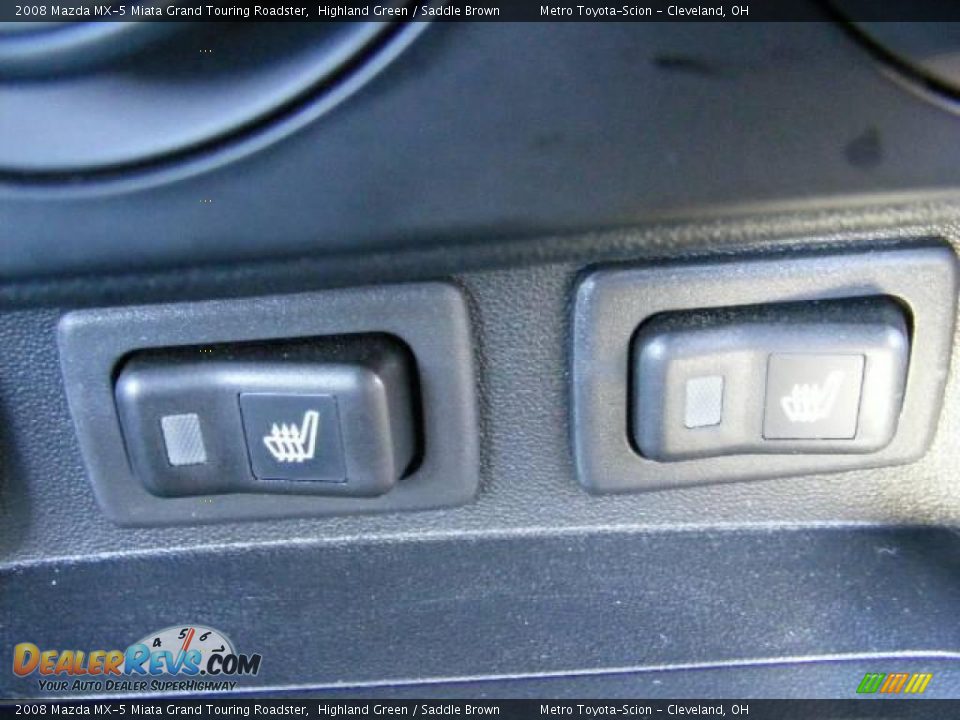 2008 Mazda MX-5 Miata Grand Touring Roadster Highland Green / Saddle Brown Photo #20