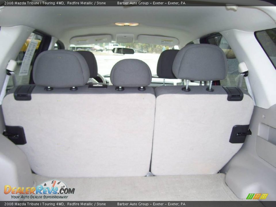 2008 Mazda Tribute i Touring 4WD Redfire Metallic / Stone Photo #7