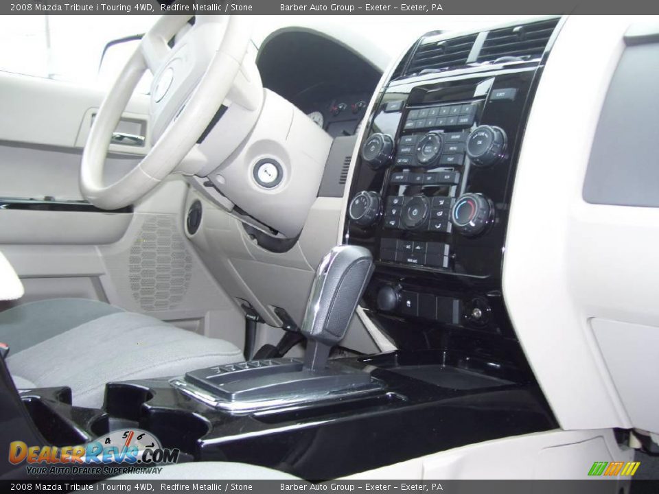 2008 Mazda Tribute i Touring 4WD Redfire Metallic / Stone Photo #10