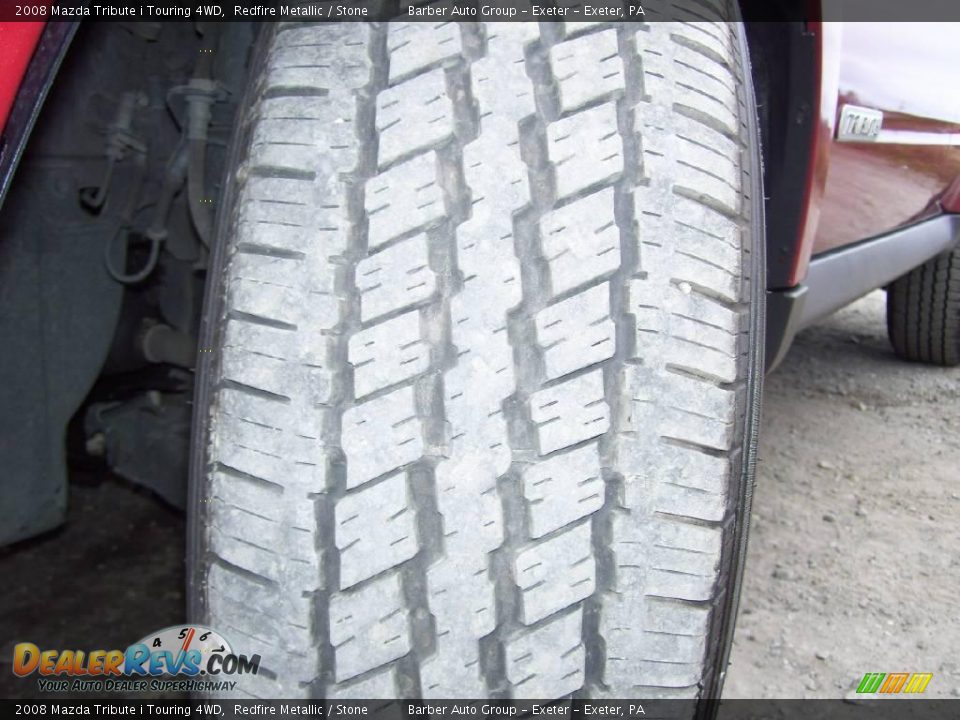 2008 Mazda Tribute i Touring 4WD Redfire Metallic / Stone Photo #13