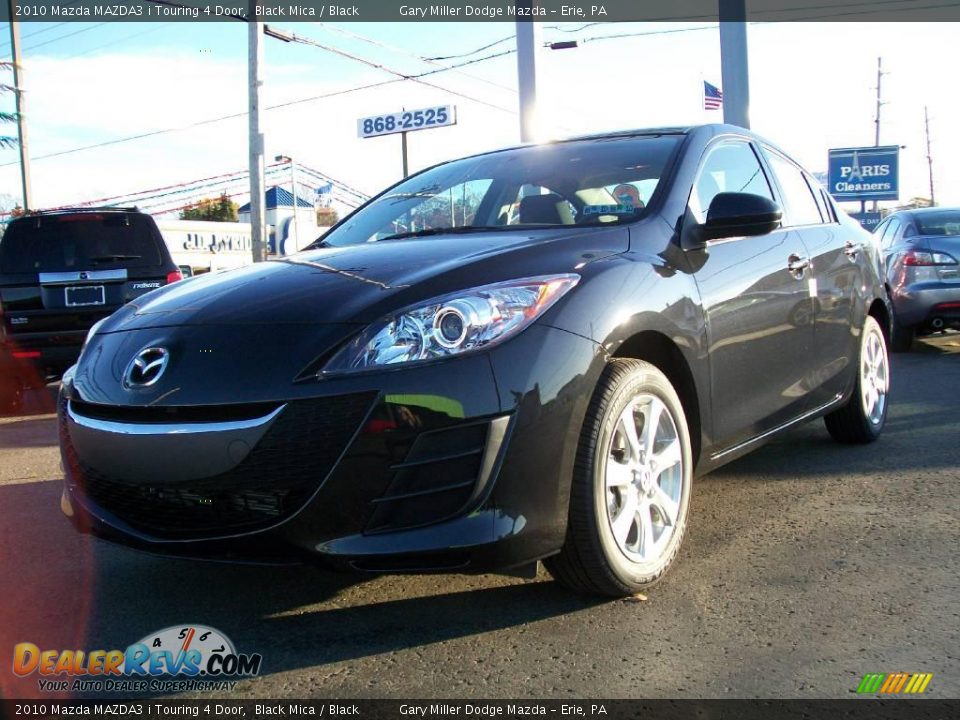2010 Mazda MAZDA3 i Touring 4 Door Black Mica / Black Photo #1