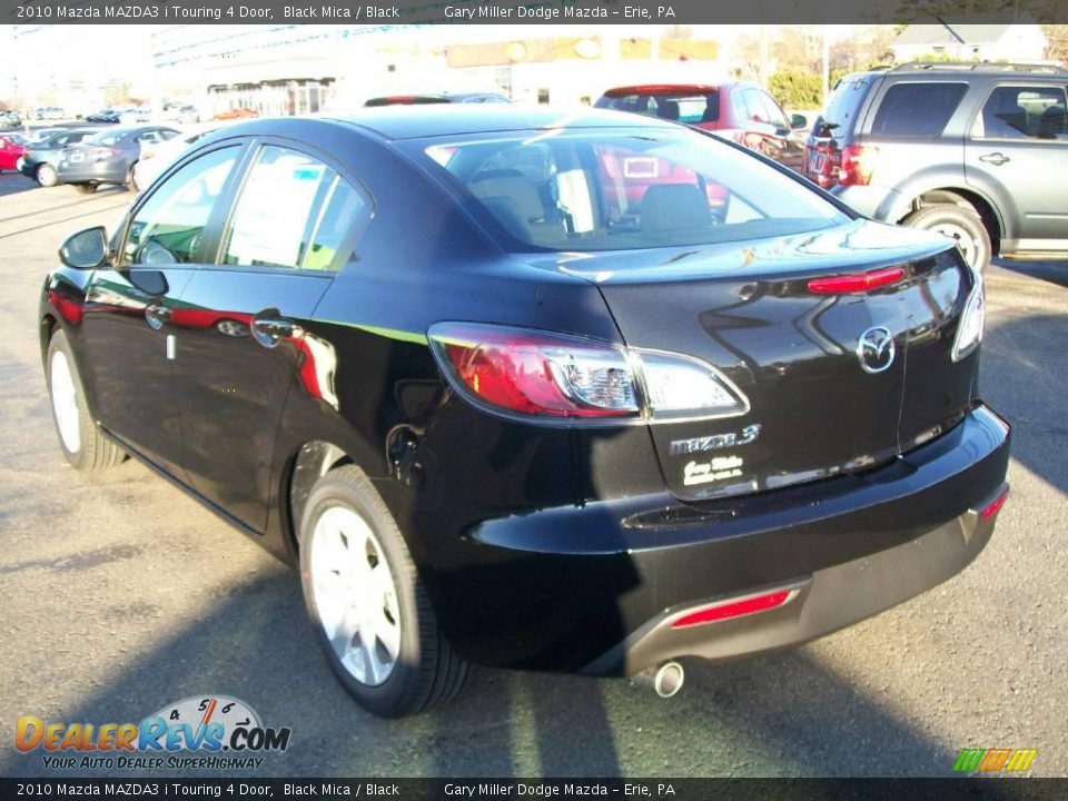 2010 Mazda MAZDA3 i Touring 4 Door Black Mica / Black Photo #3