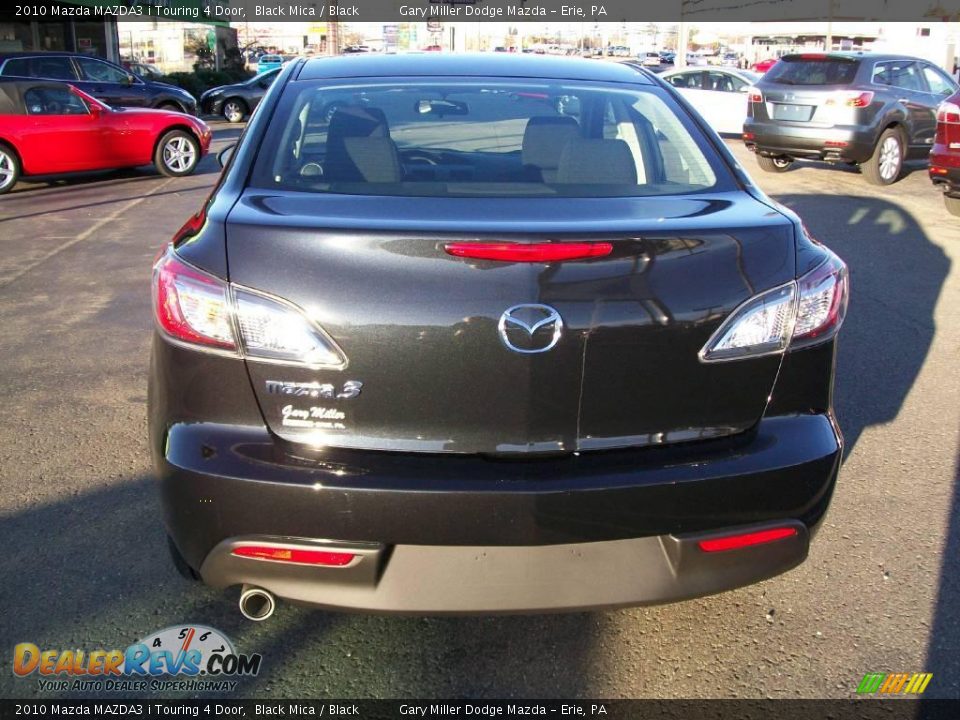 2010 Mazda MAZDA3 i Touring 4 Door Black Mica / Black Photo #4