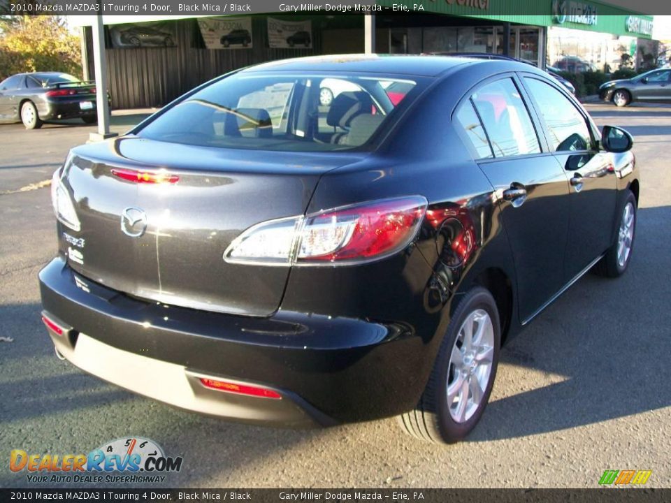 2010 Mazda MAZDA3 i Touring 4 Door Black Mica / Black Photo #6