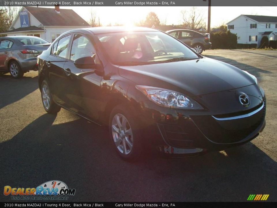 2010 Mazda MAZDA3 i Touring 4 Door Black Mica / Black Photo #7