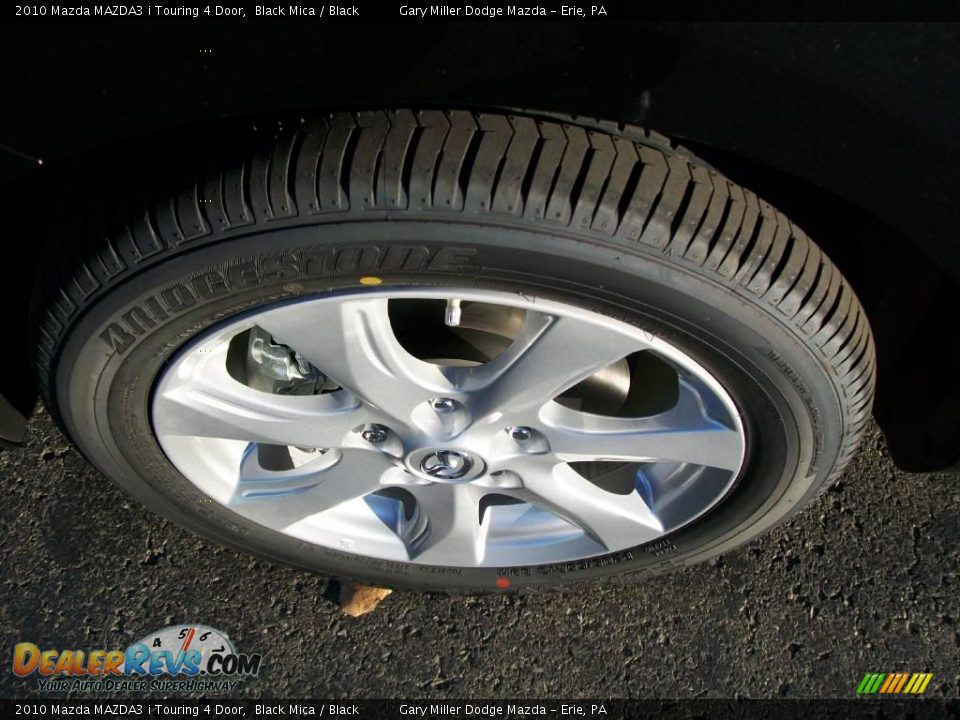 2010 Mazda MAZDA3 i Touring 4 Door Black Mica / Black Photo #9