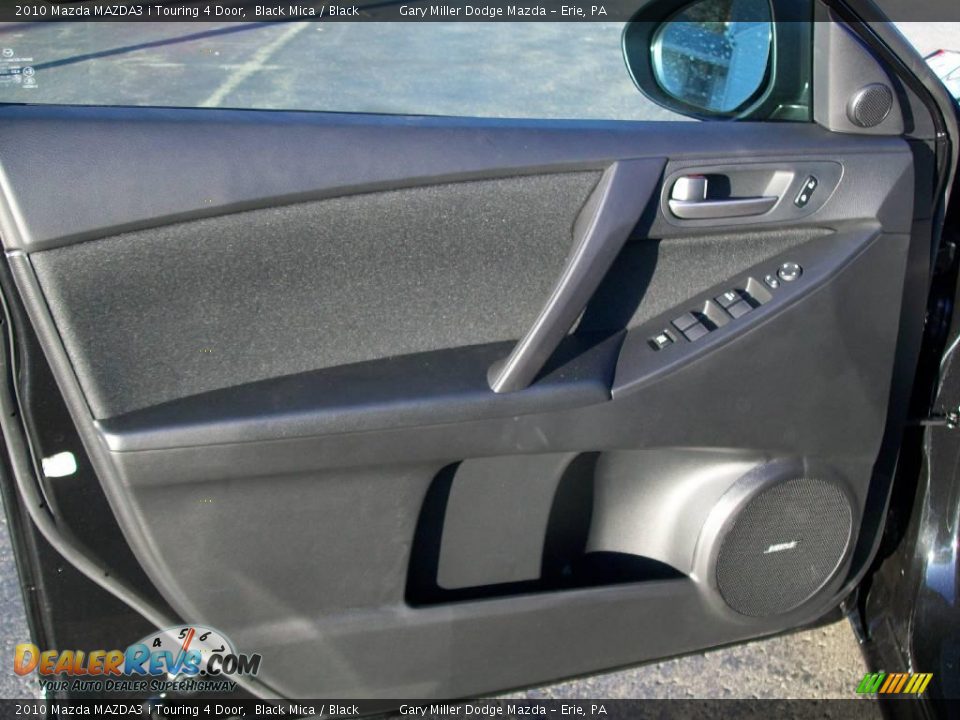 2010 Mazda MAZDA3 i Touring 4 Door Black Mica / Black Photo #10