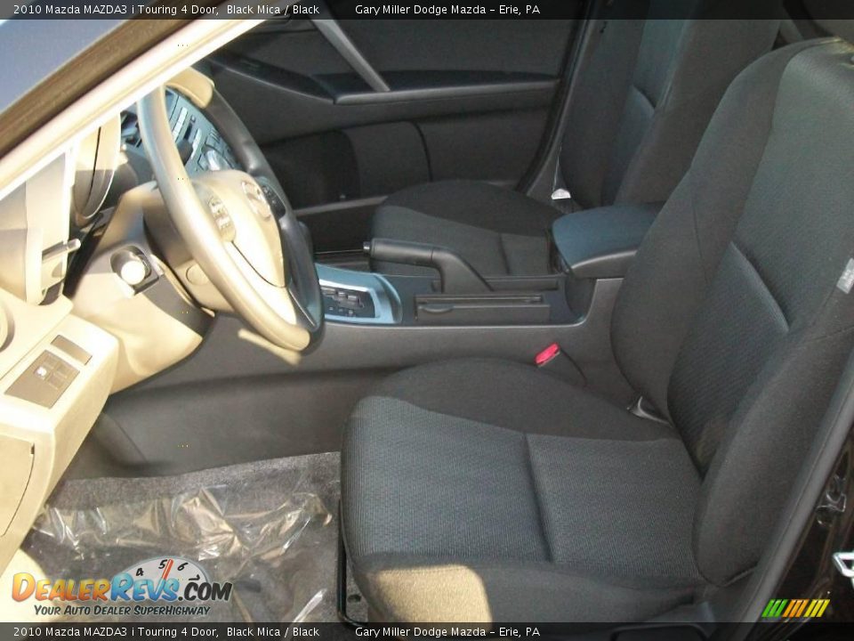 2010 Mazda MAZDA3 i Touring 4 Door Black Mica / Black Photo #12