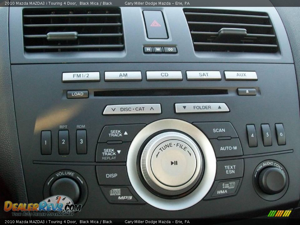 2010 Mazda MAZDA3 i Touring 4 Door Black Mica / Black Photo #14
